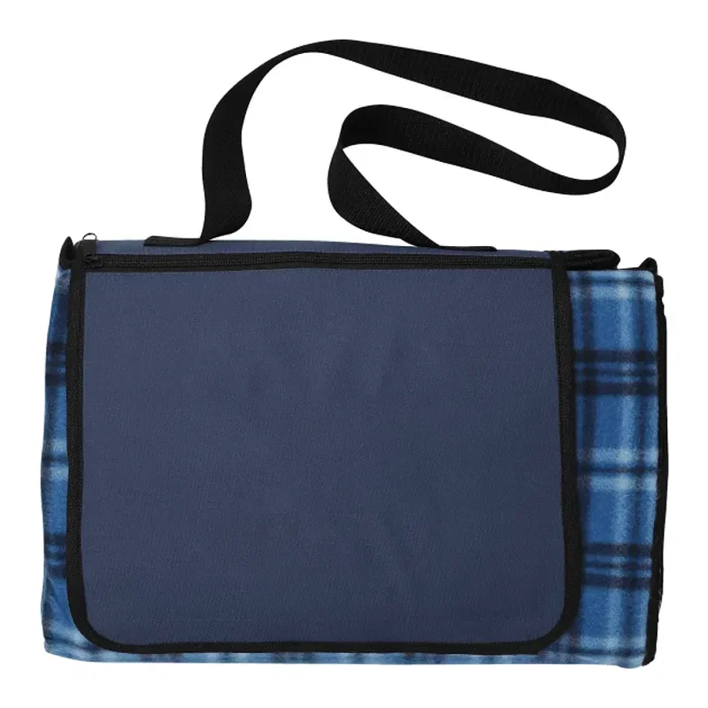 Custom Extra Large Plaid Picnic Blanket - 70" x 80" — view 6