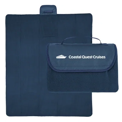Buckled strap holding the bundle closed for easy carrying