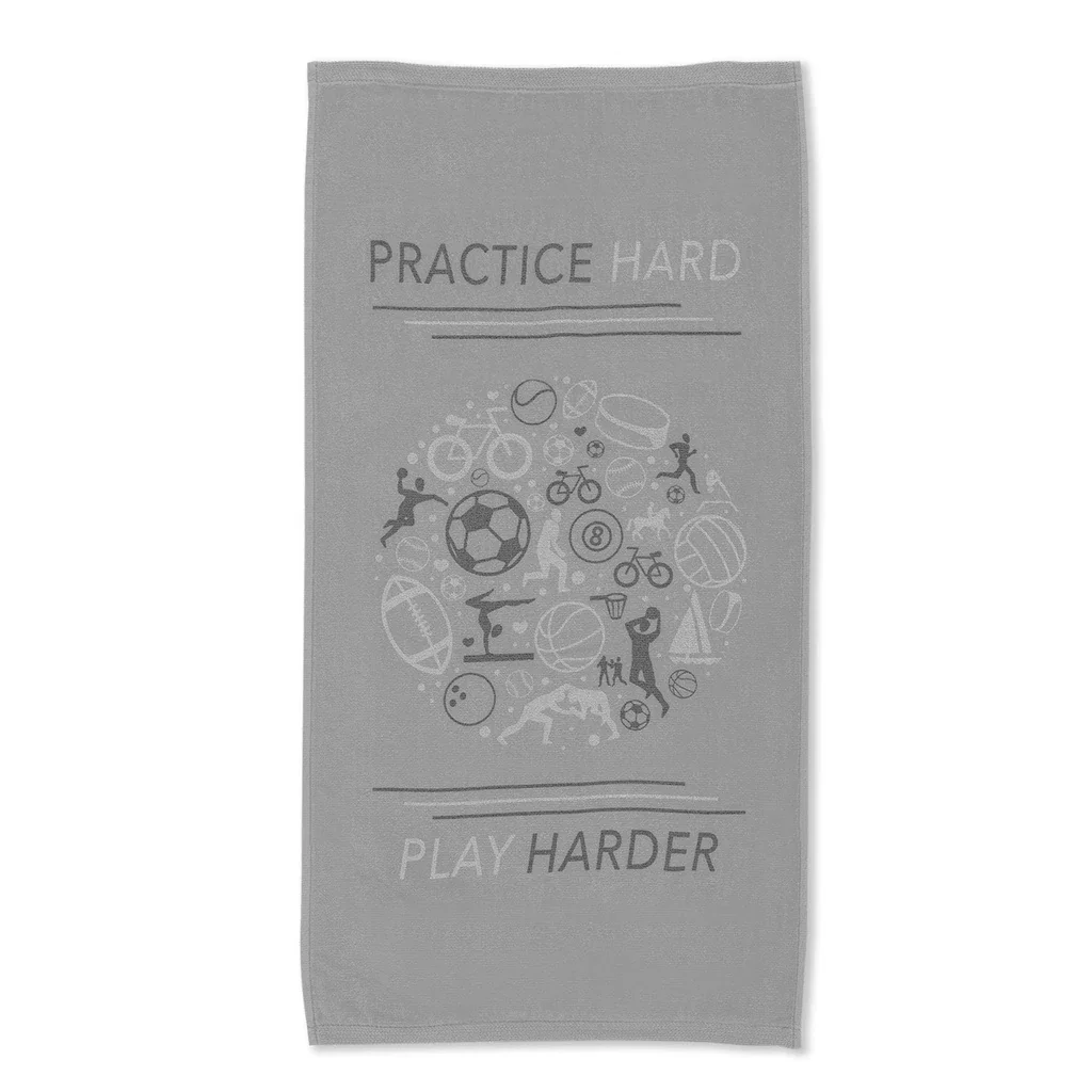 Extreme Trainer Sport Towel — Gray — view 2