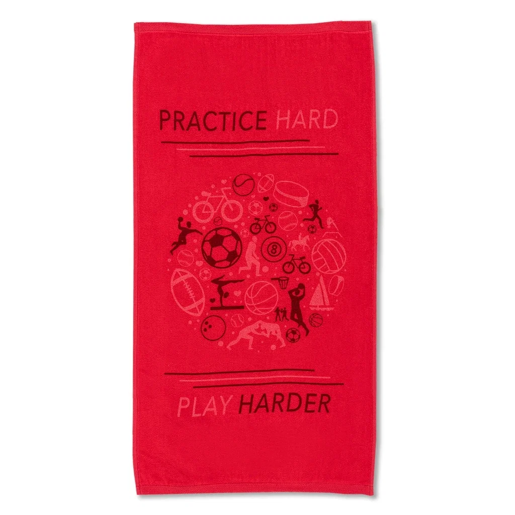 Extreme Trainer Sport Towel — Red — view 3