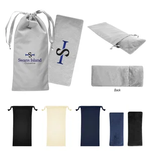Eye Pillow With Polyester Drawstring Pouch