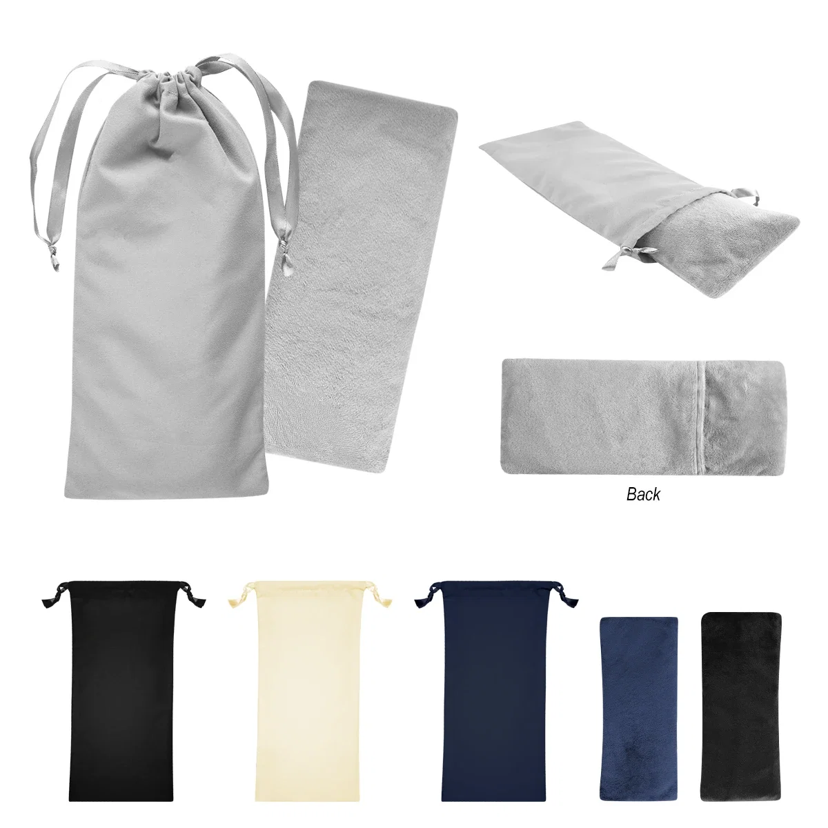 Ten inch pillow laid flat to show its full length