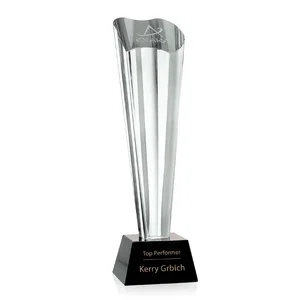 Optical Crystal Award with Optional Colorfill Etch