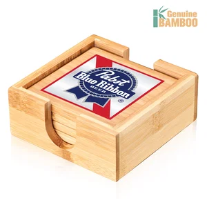 Fairfax Bamboo Coasters Set - Set of 4