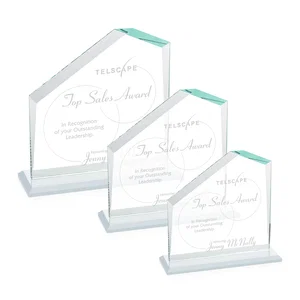 Starfire Crystal Real Estate Award with White Crystal Base