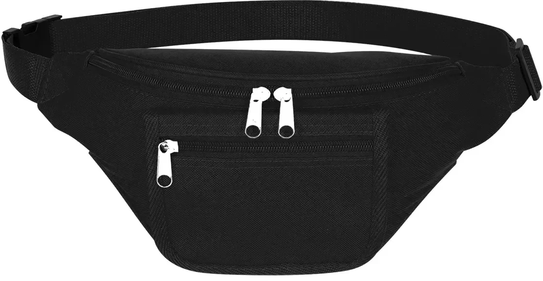 Belt bag with an internal organizer for cards and keys