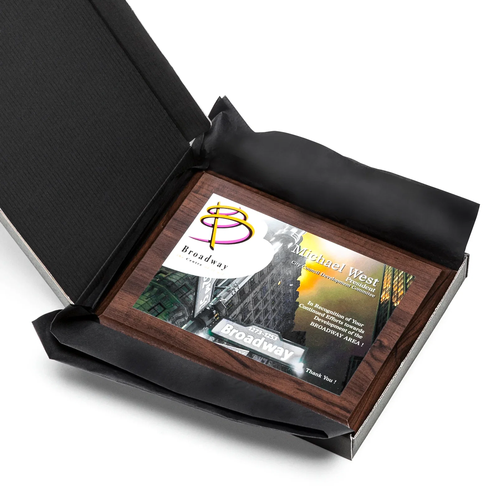 Promotional Full Color Sublimated Plate Plaque on Laminate for employee recognition
