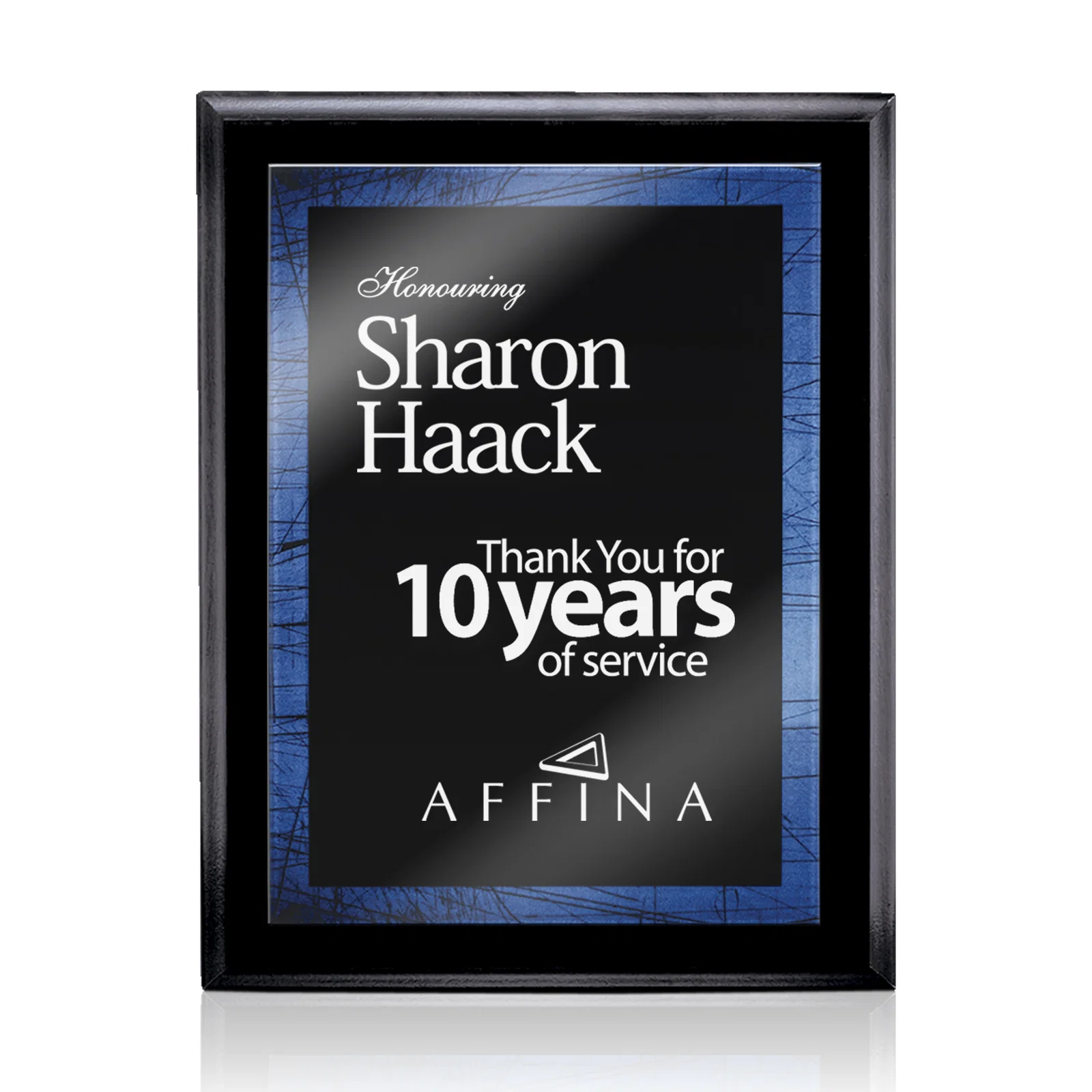 Custom Solid Acrylic Panel Wall Plaque with Five-Color Laminate Base for graduation ceremonies