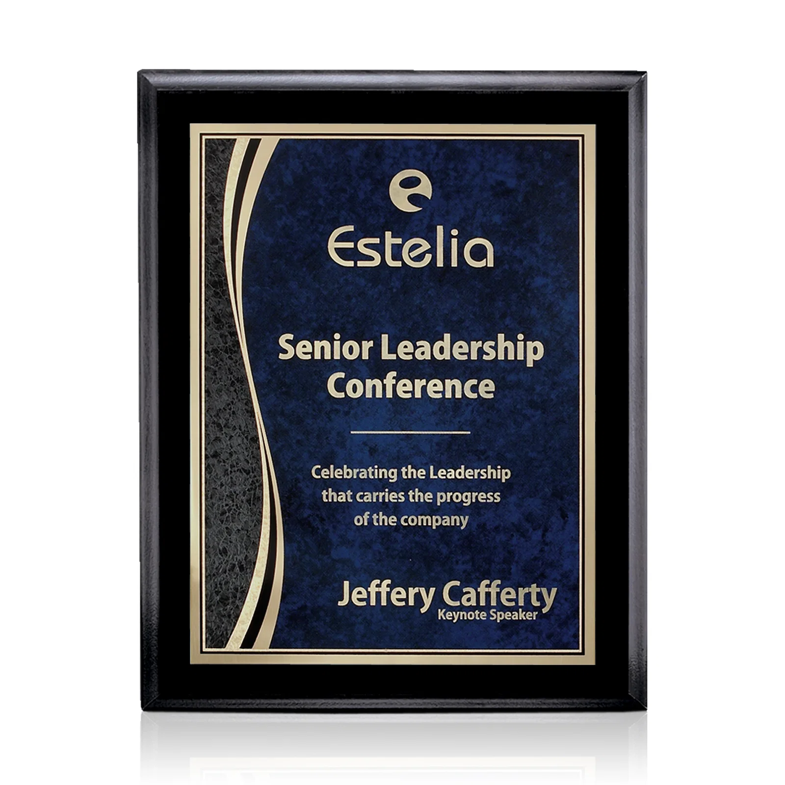 Custom Laminate Wall Plaque in Black, Gold, Red, or Blue for donor appreciation
