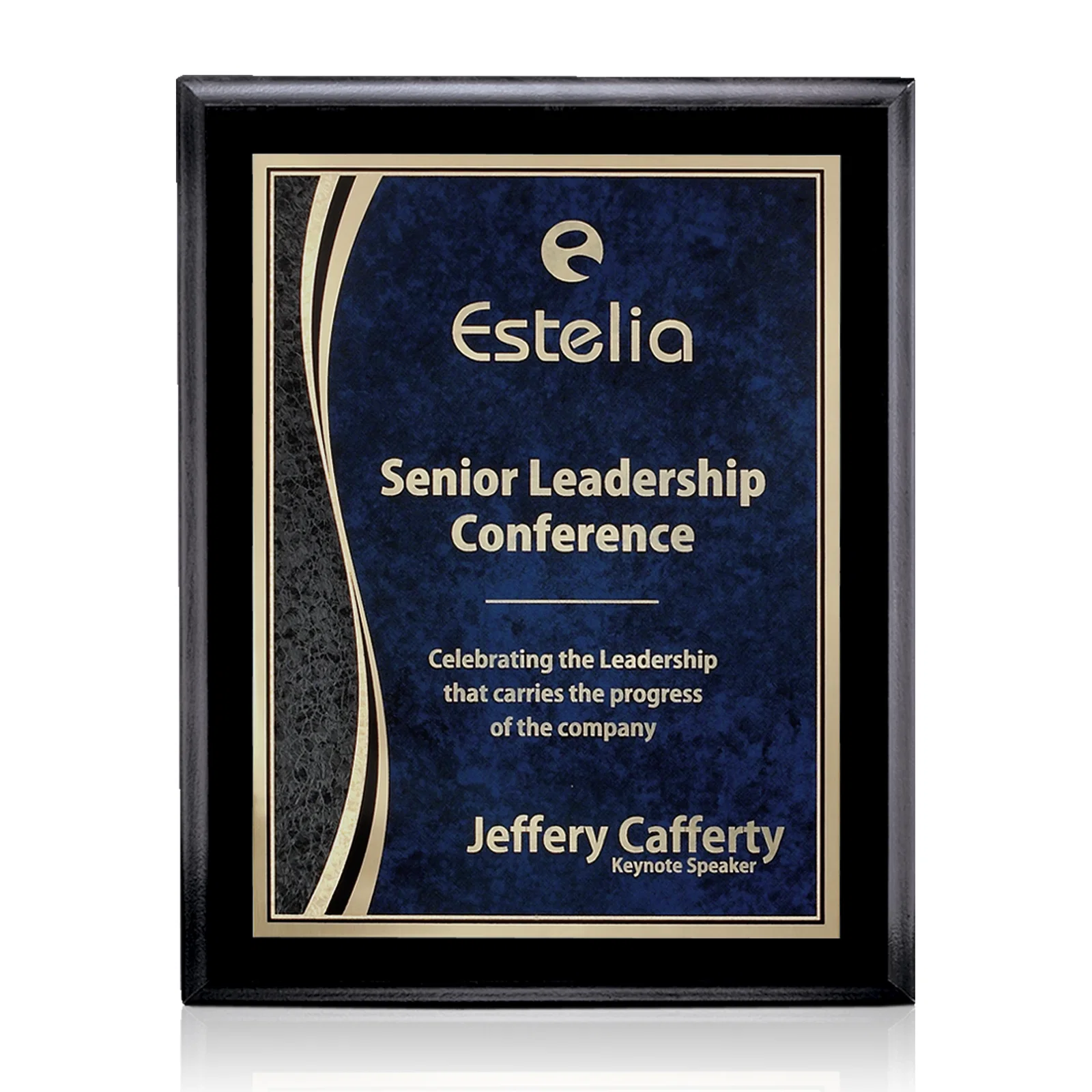 Custom Laminate Wall Plaque in Black, Gold, Red, or Blue for graduation ceremonies