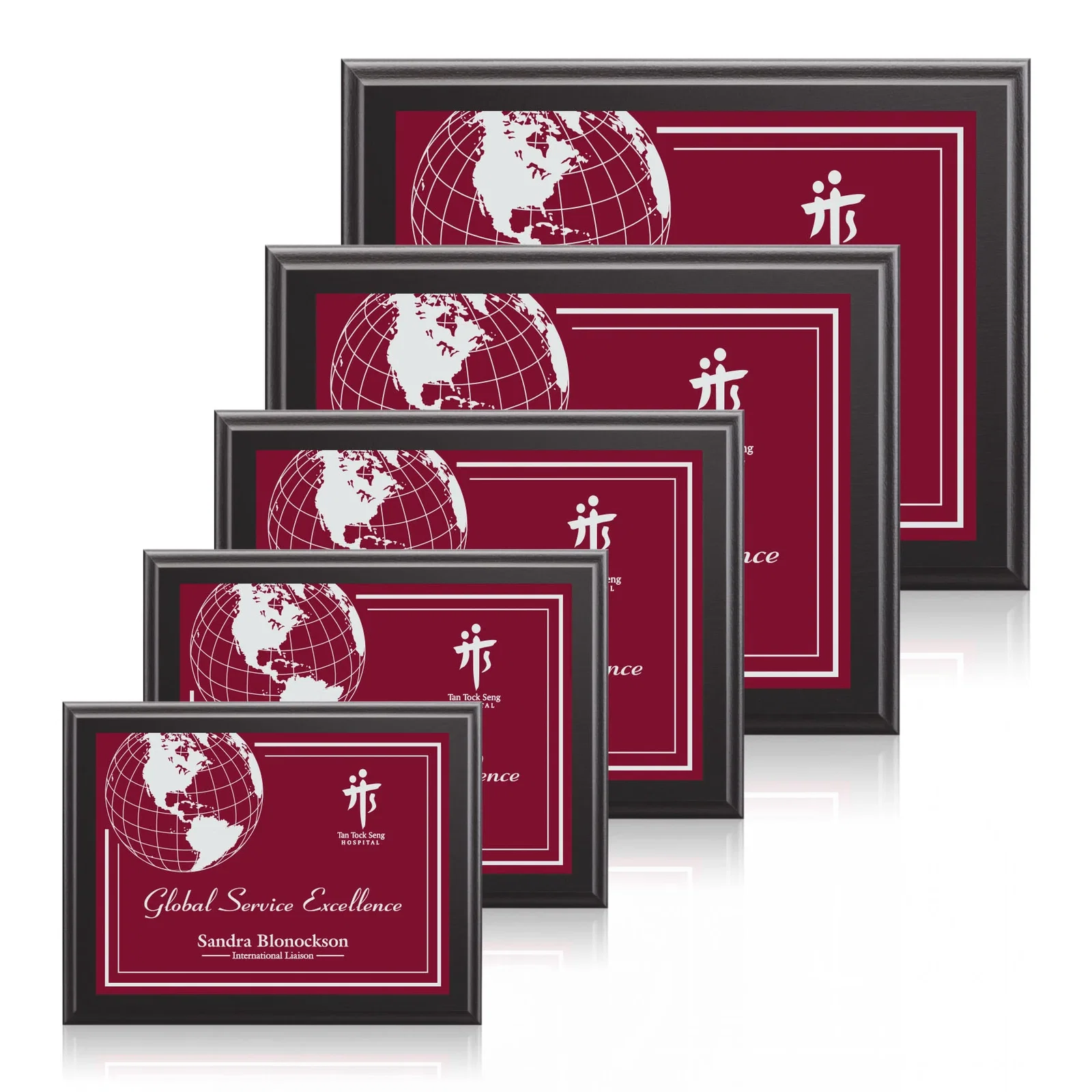 Custom Laminate Wall Plaque in Five Sizes, up to 12 x 15 Inches for employee recognition