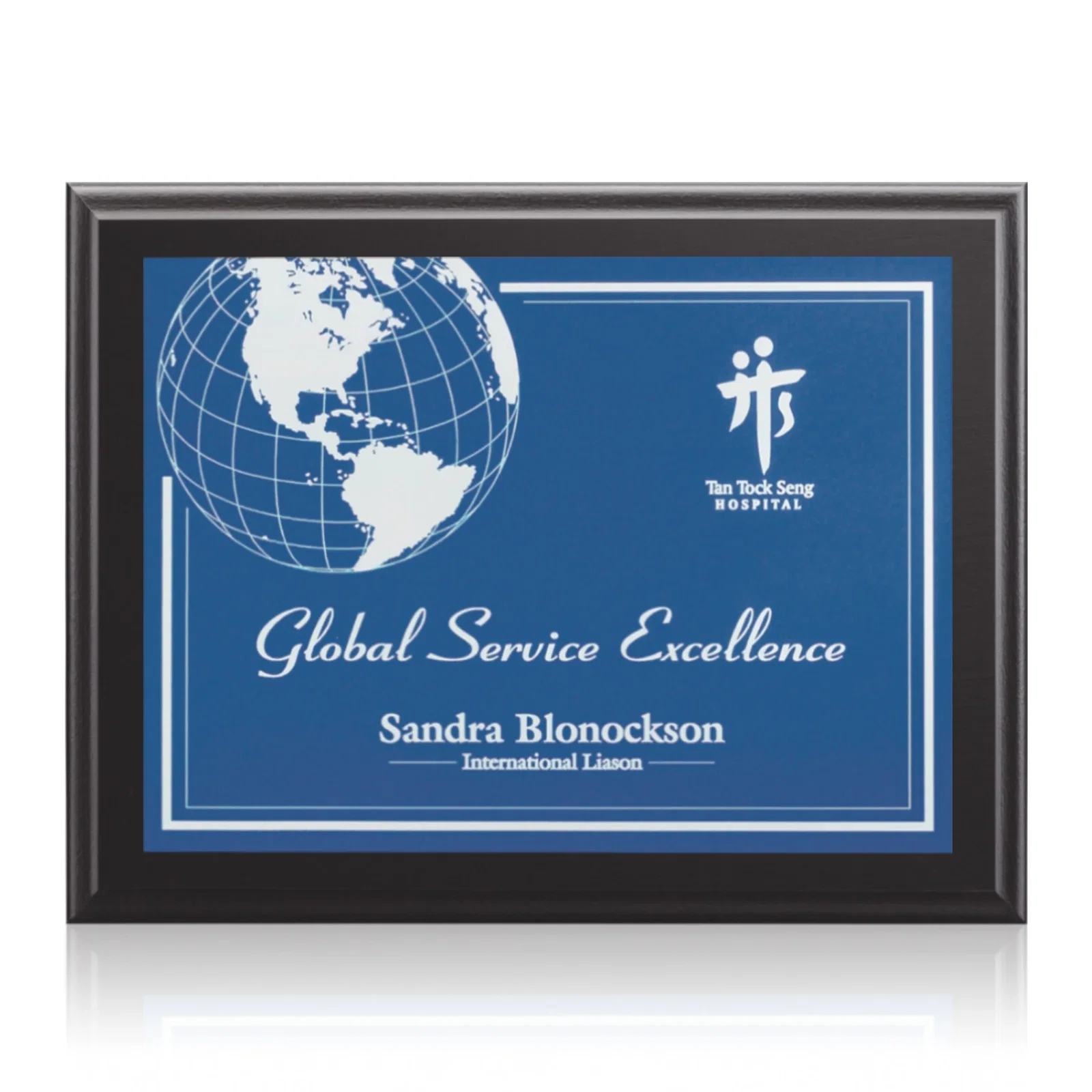 Custom Laminate Wall Plaque in Five Sizes, up to 12 x 15 Inches for dealer and partner awards