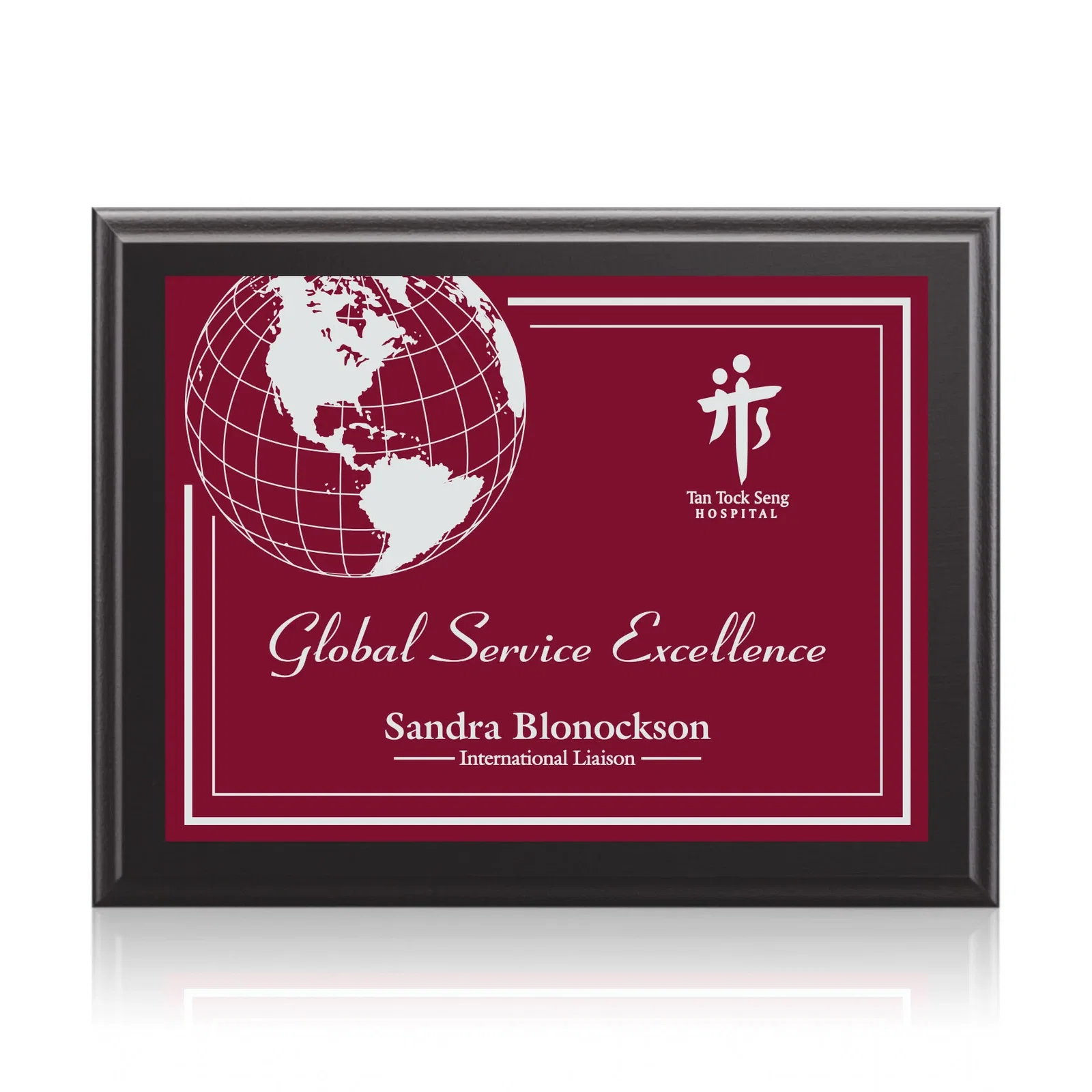 Custom Laminate Wall Plaque in Five Sizes, up to 12 x 15 Inches for corporate award ceremonies