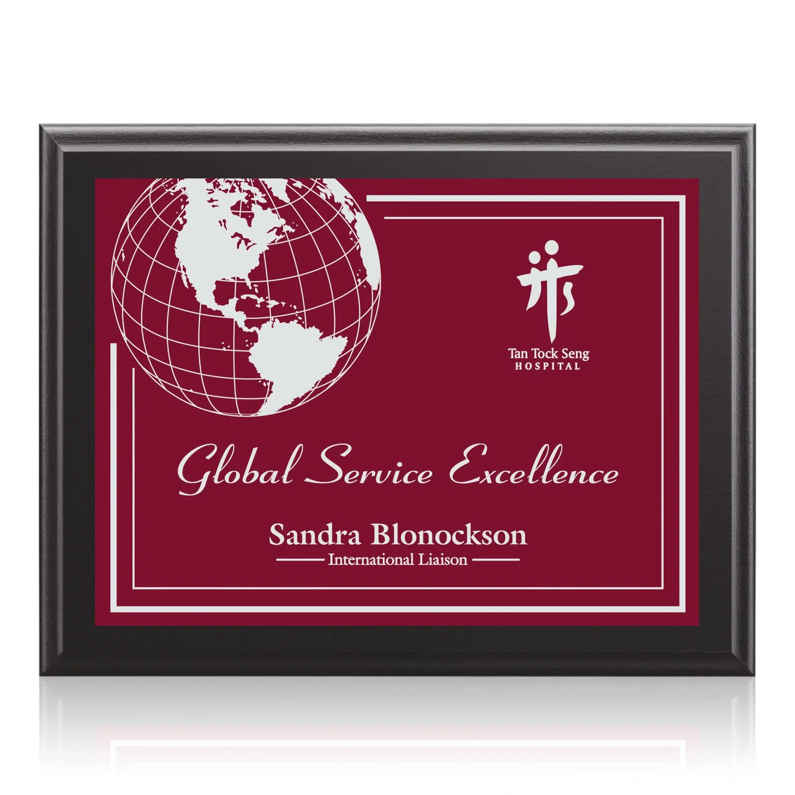 Custom Laminate Wall Plaque in Five Sizes, up to 12 x 15 Inches for team milestone celebrations