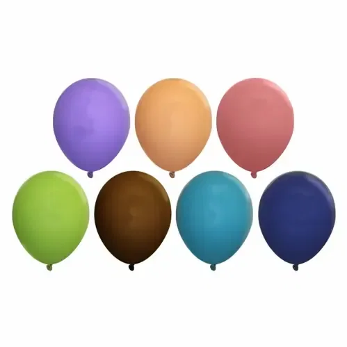 Fashion Opaque Latex Balloon (9")  — view 10