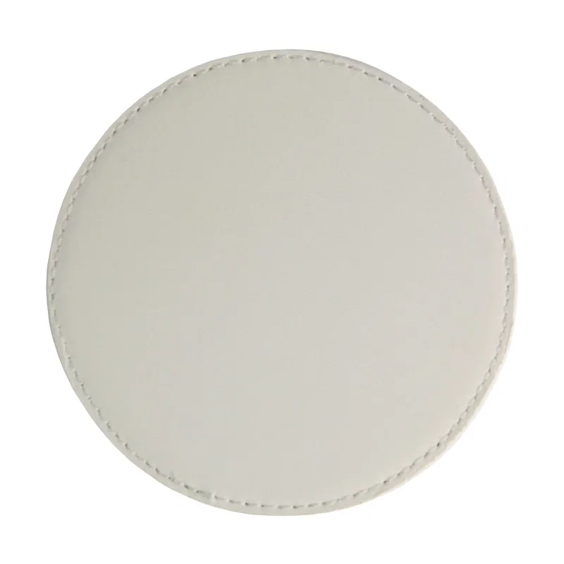 Faux Leather Coaster Round — view 2