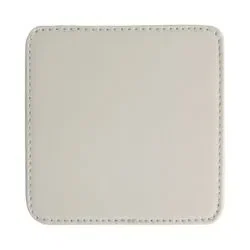 Faux Leather Coaster Square — view 2