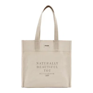 Custom FEED Market Tote - Organic Cotton - Personalized