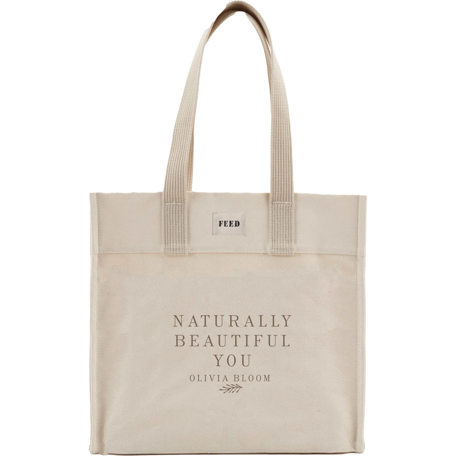 Custom FEED Market Tote - Organic Cotton - Personalized — view 18