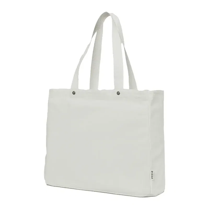 Custom FEED Organic Cotton Rivet Tote — view 2
