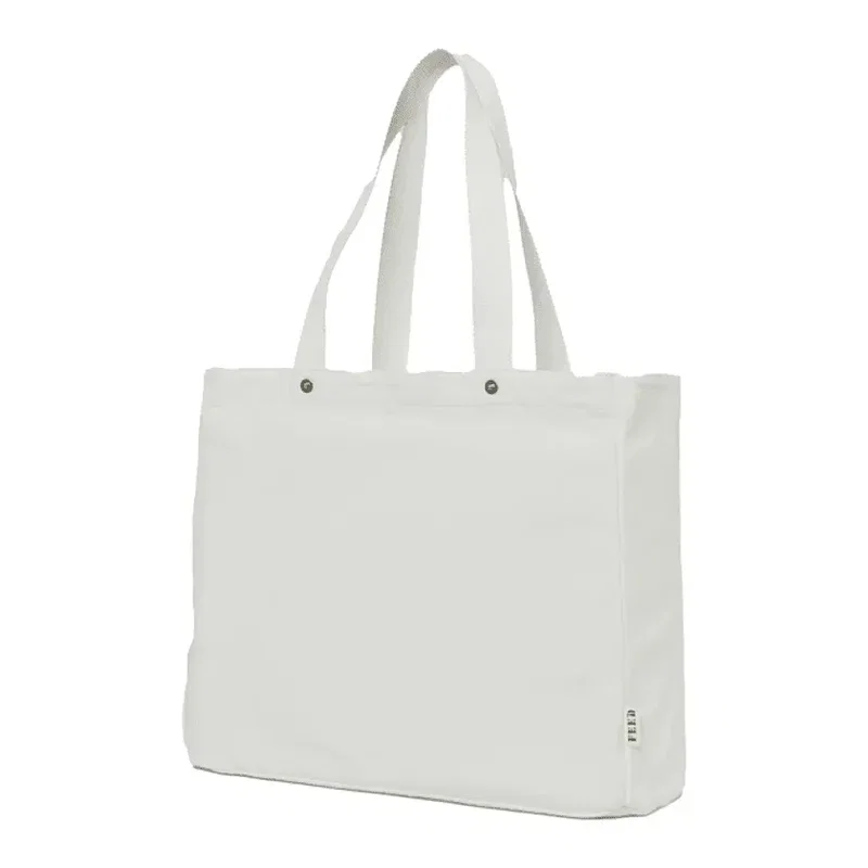 Custom FEED Organic Cotton Rivet Tote — view 4