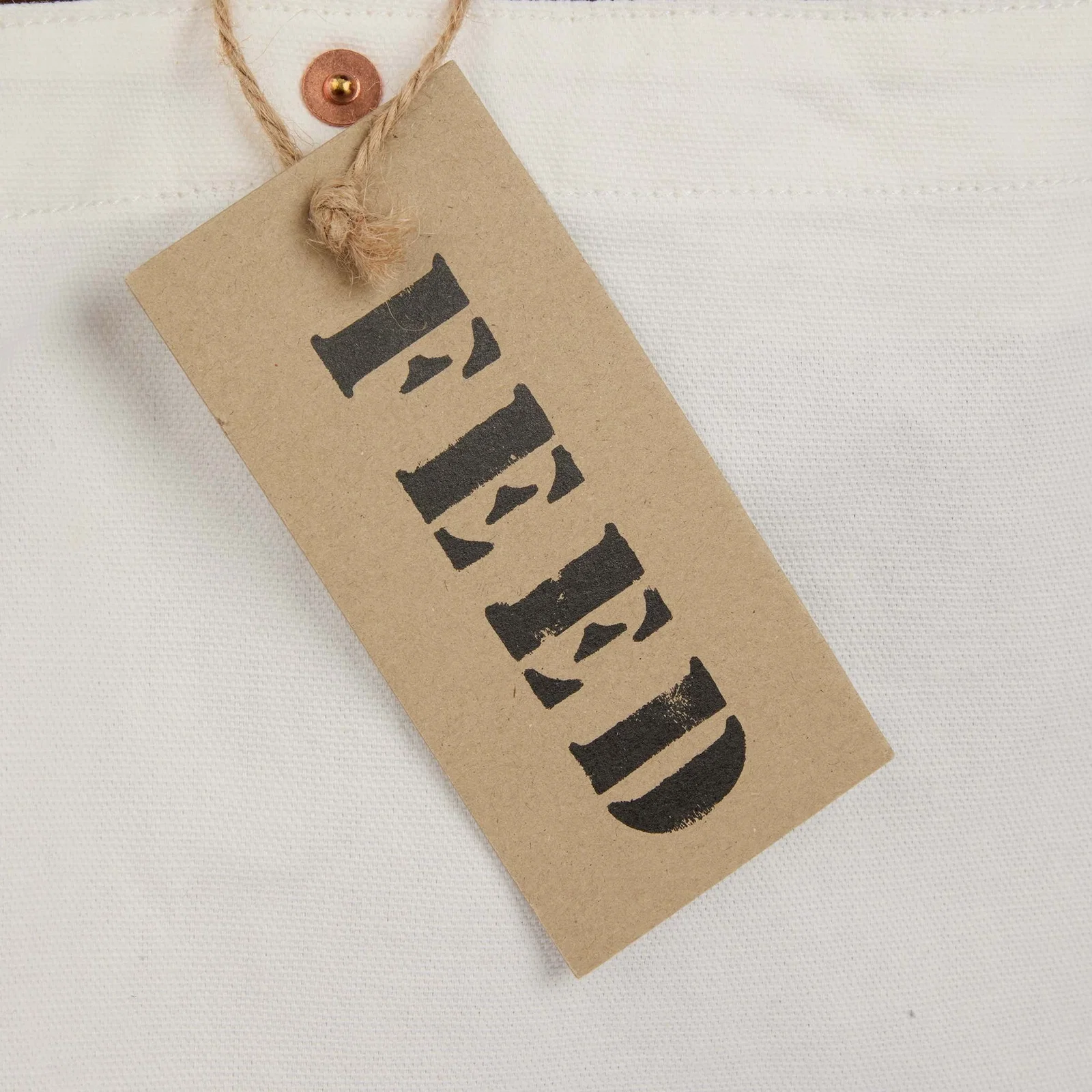 Custom FEED Organic Cotton Rivet Tote — view 7