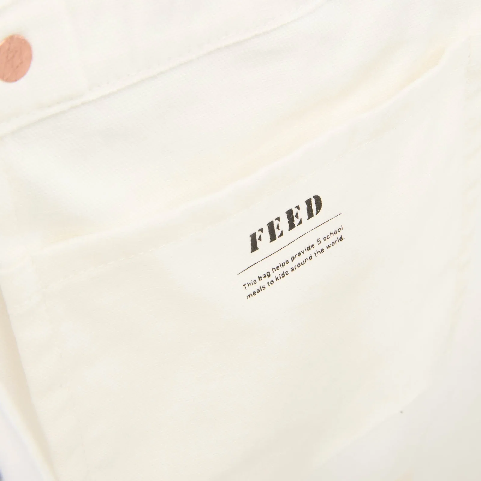 Custom FEED Organic Cotton Rivet Tote — view 8