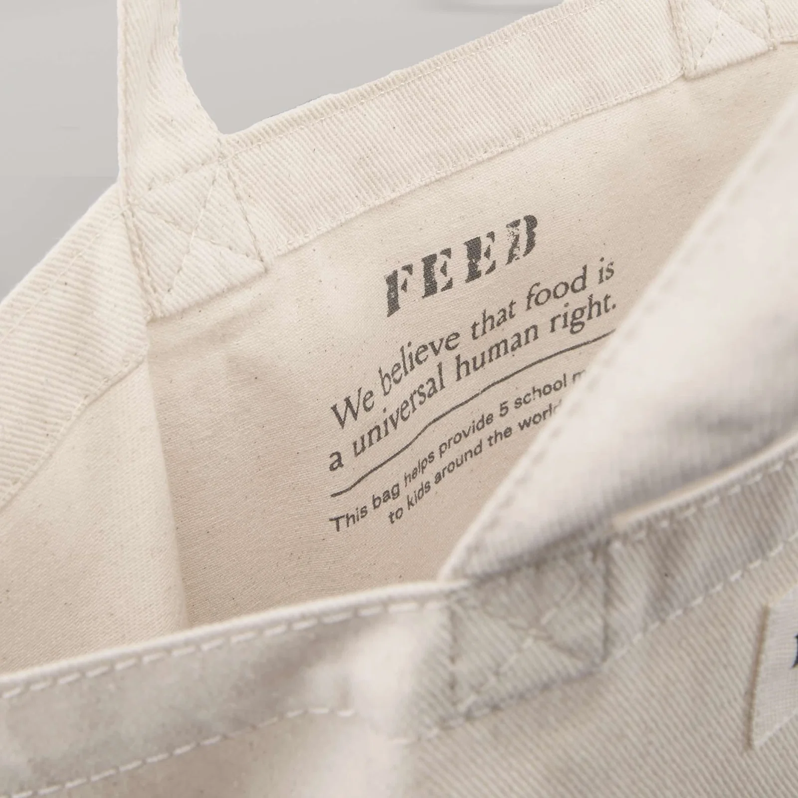 FEED Organic Cotton Shopper Tote — view 13