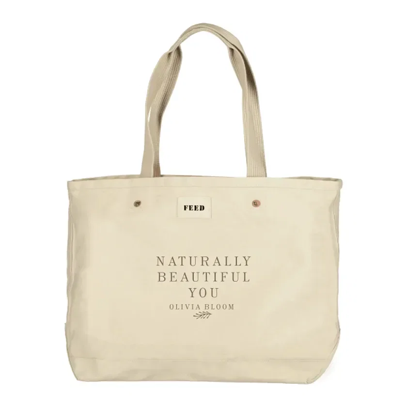 FEED Organic Cotton Weekend Tote — view 3