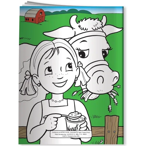 Imprinted 4-pack Fun Pak crayons from the Feel Good Eat Healthy coloring combo, close-up