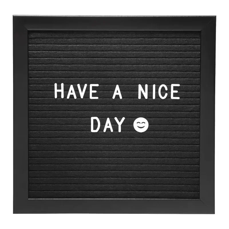 Customizable Letter Board with Symbols (10"x10") — view 2