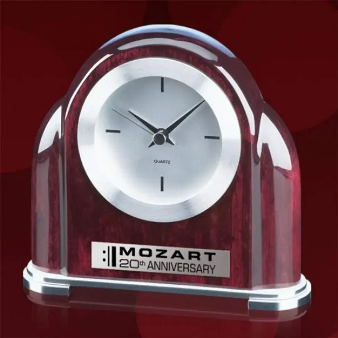 Mantel Clock with Full-Color Sublimation Plate