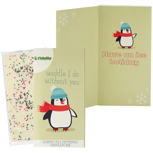 Festive Belgian Chocolate Greeting Card Box — view 10