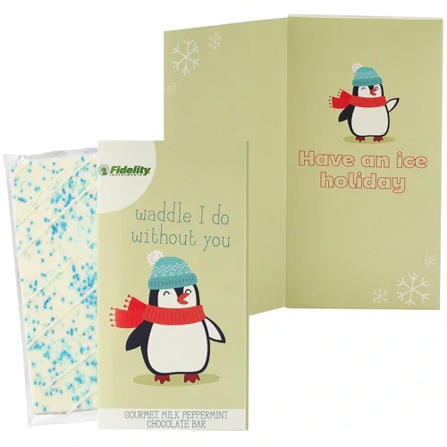 Festive Belgian Chocolate Greeting Card Box — view 11