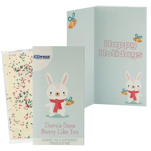 Festive Belgian Chocolate Greeting Card Box — view 2