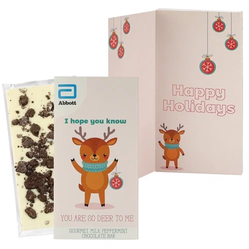 Festive Belgian Chocolate Greeting Card Box — view 5