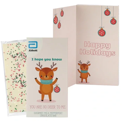 Festive Belgian Chocolate Greeting Card Box — view 6