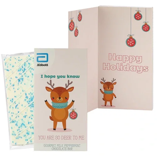 Festive Belgian Chocolate Greeting Card Box — view 7