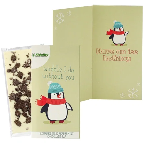 Festive Belgian Chocolate Greeting Card Box — view 9