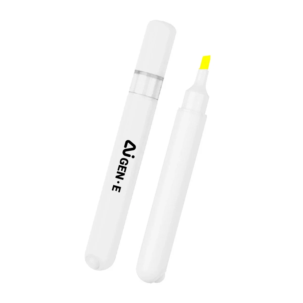 Held upright between two fingers to show the compact length