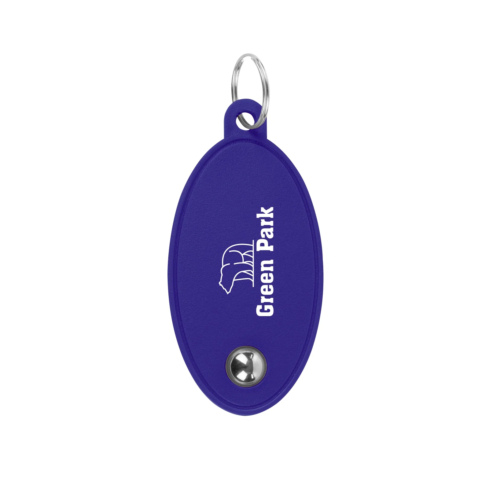 Fidget keychain measuring three and a half inches long