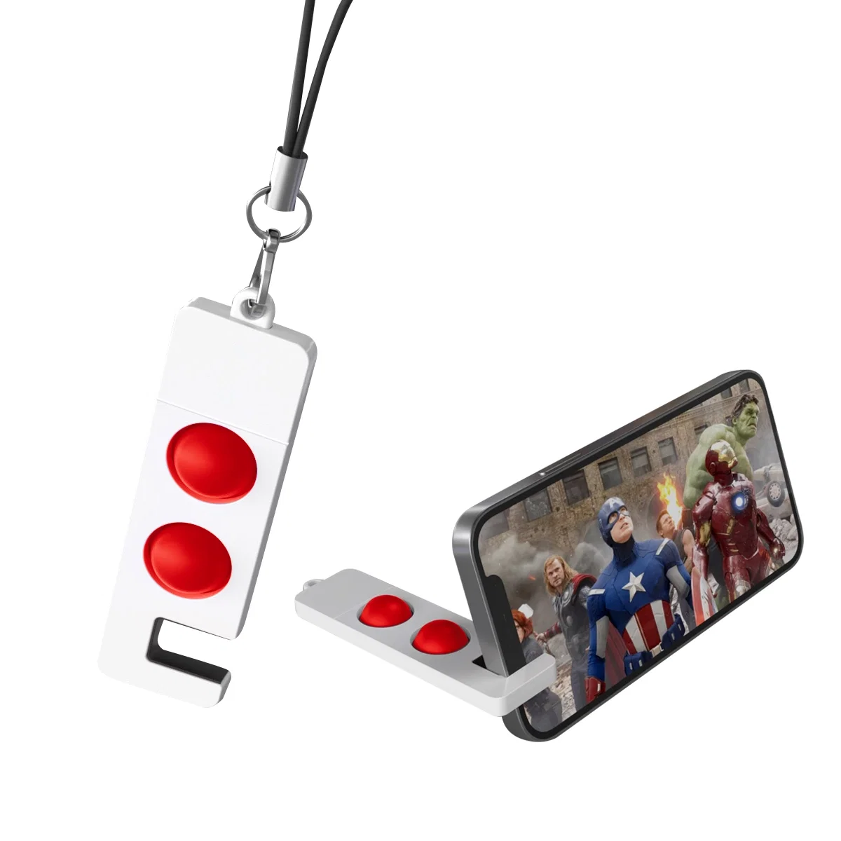 Red and white version shown flat