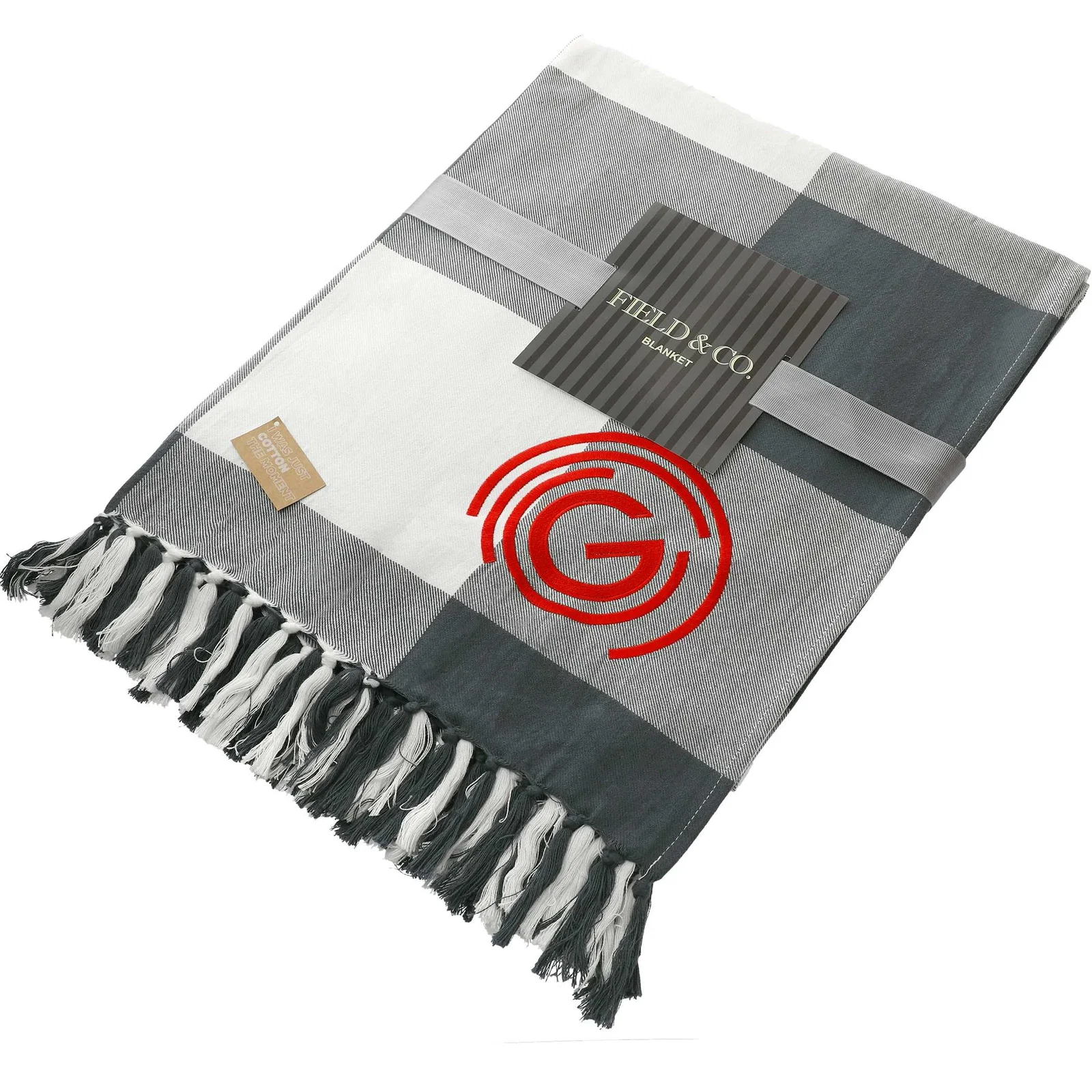 Branded Organic Cotton Throw Blanket - Field & Co.® (60"x70") — view 13