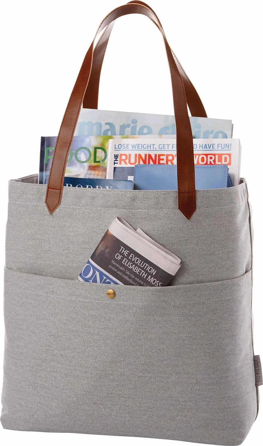 Custom Field & Co. Cotton Canvas Book Tote - 16oz — view 6