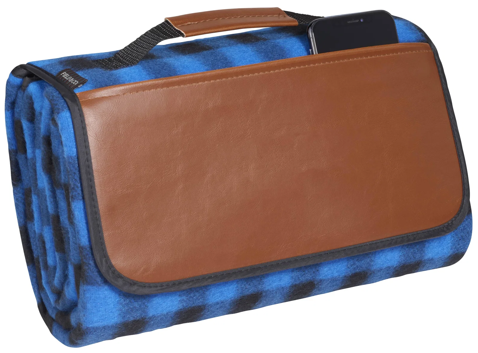 Custom Field & Co. Buffalo Plaid Picnic Blanket - 47" x 53" Unfolded — view 20