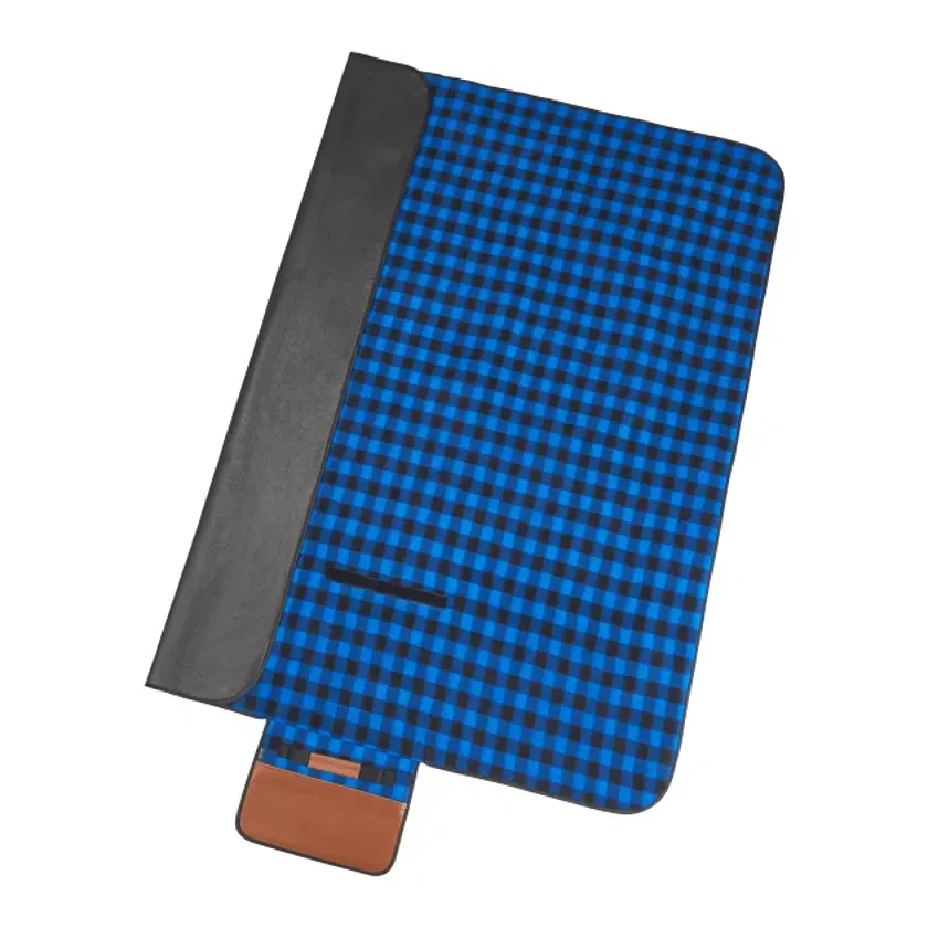 Custom Field & Co. Buffalo Plaid Picnic Blanket - 47" x 53" Unfolded — view 4