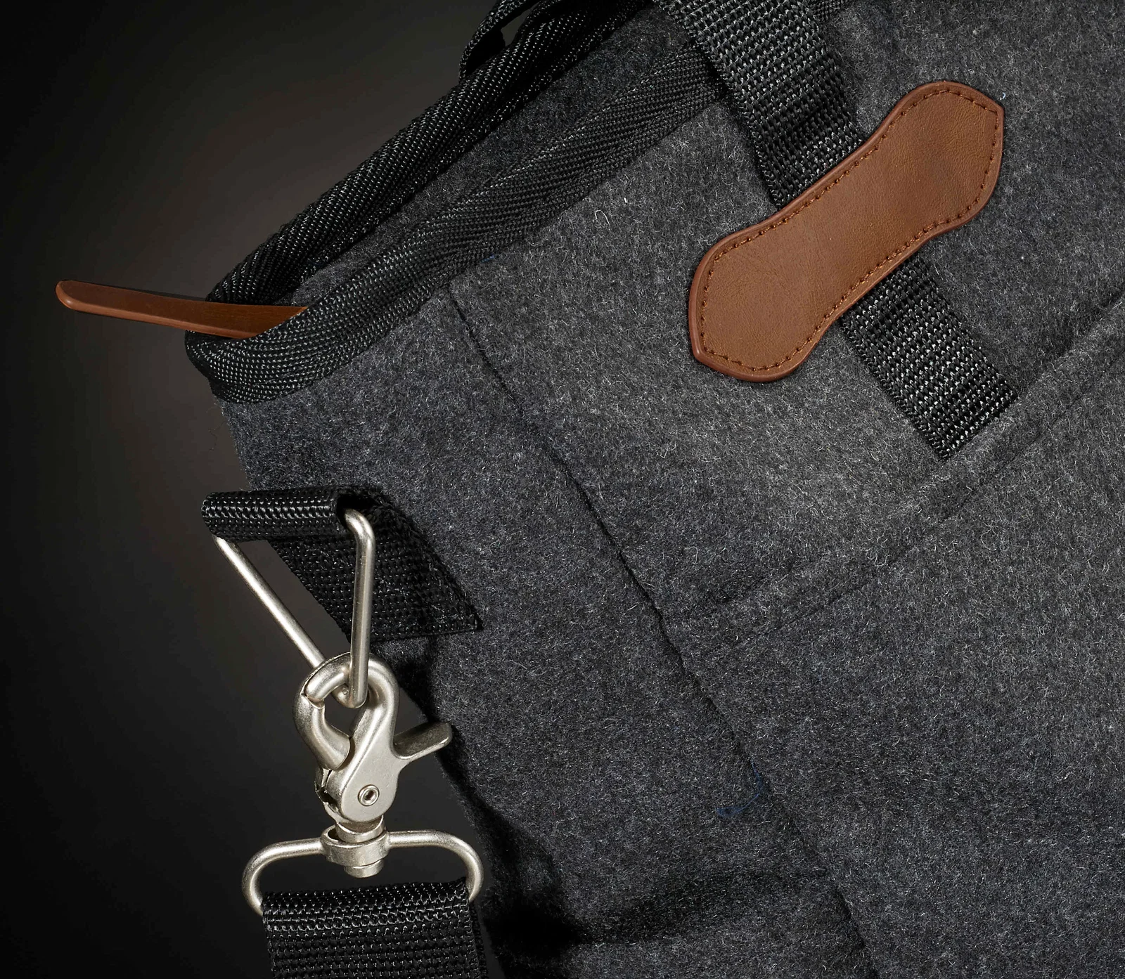 Branded Field & Co. Campster 15" Wool Computer Tote — view 11