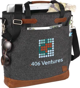 Field & Co. Campster 15" Wool Computer Tote
