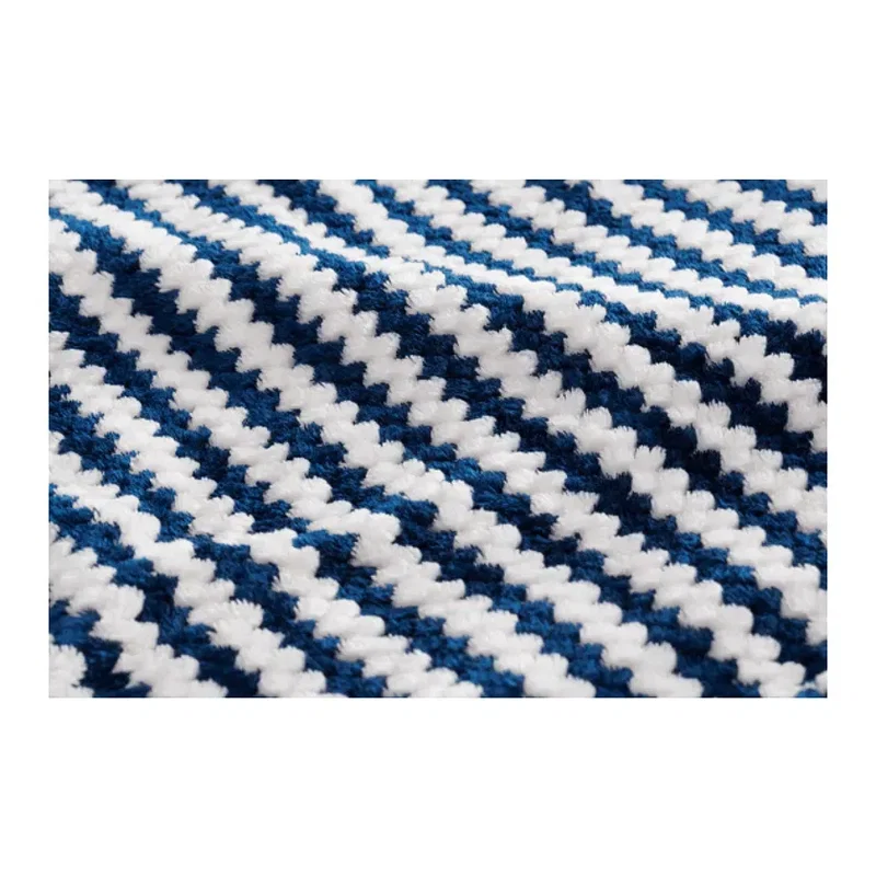 Custom Field & Co. Chevron Striped Sherpa Blanket - 50" x 60" — view 13