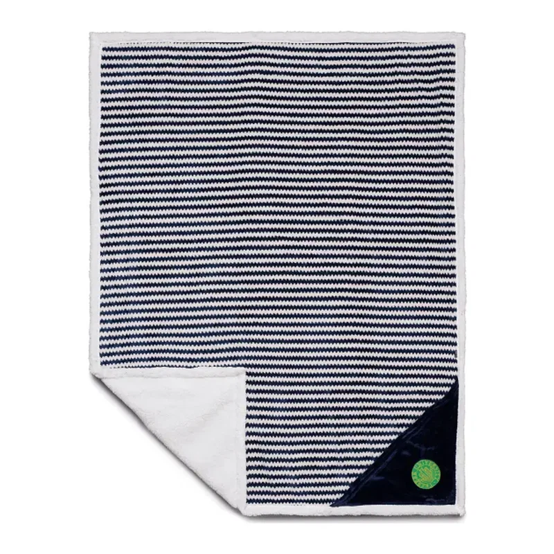 Custom Field & Co. Chevron Striped Sherpa Blanket - 50" x 60" — view 22